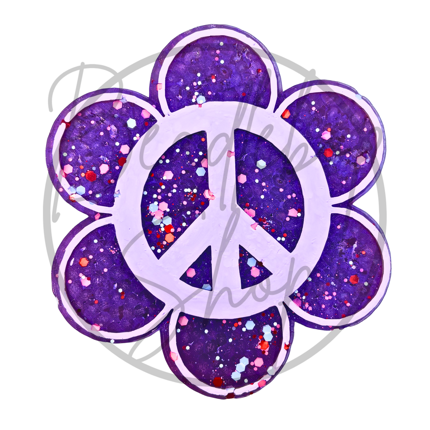Purple Peace Flower Freshie