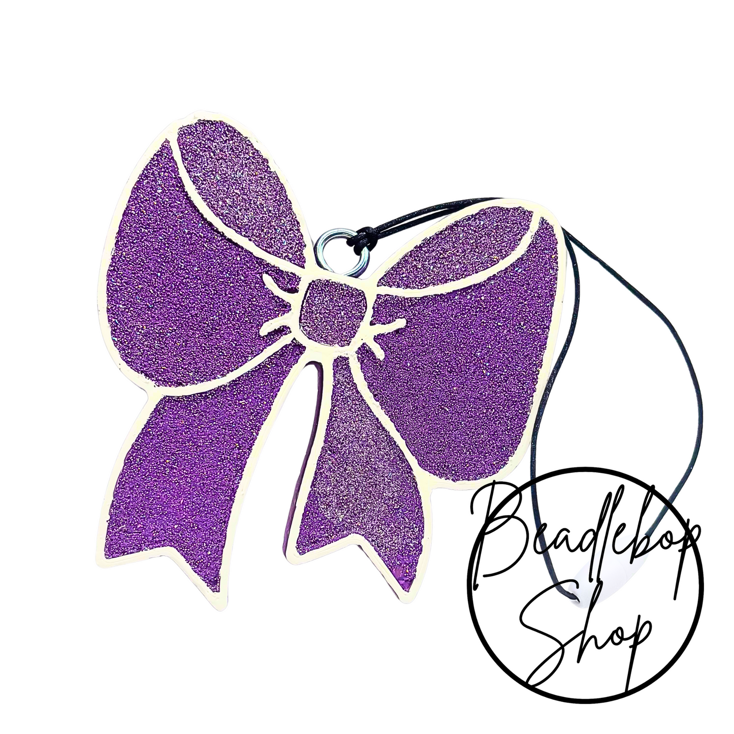 Purple Diamond Bow Freshie