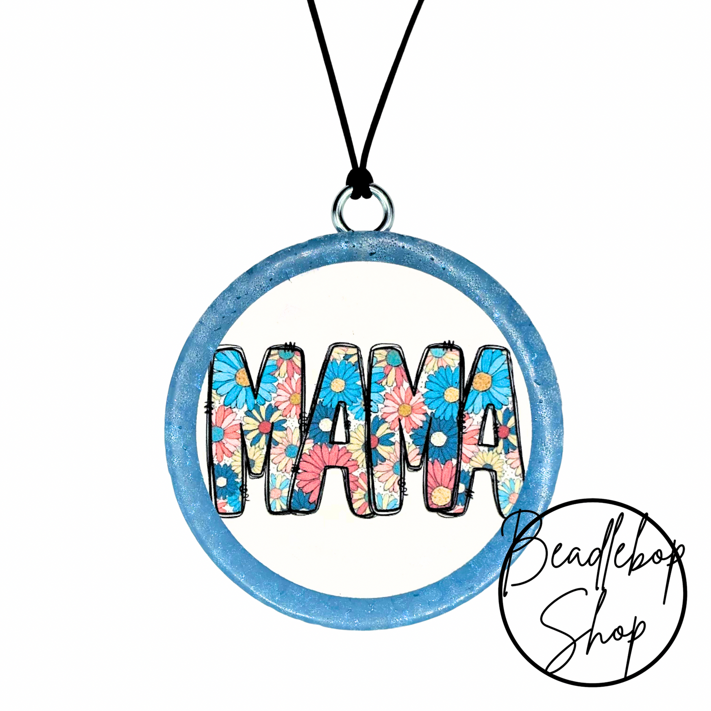 Blue Floral Mama Freshie