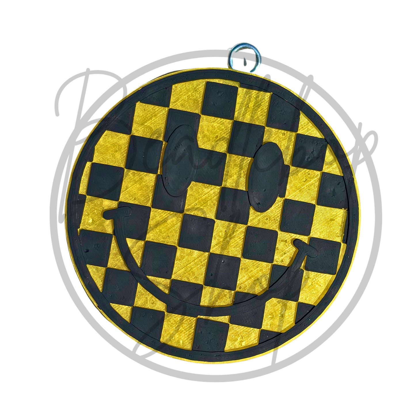 Traditional Checkered Smiley Freshie