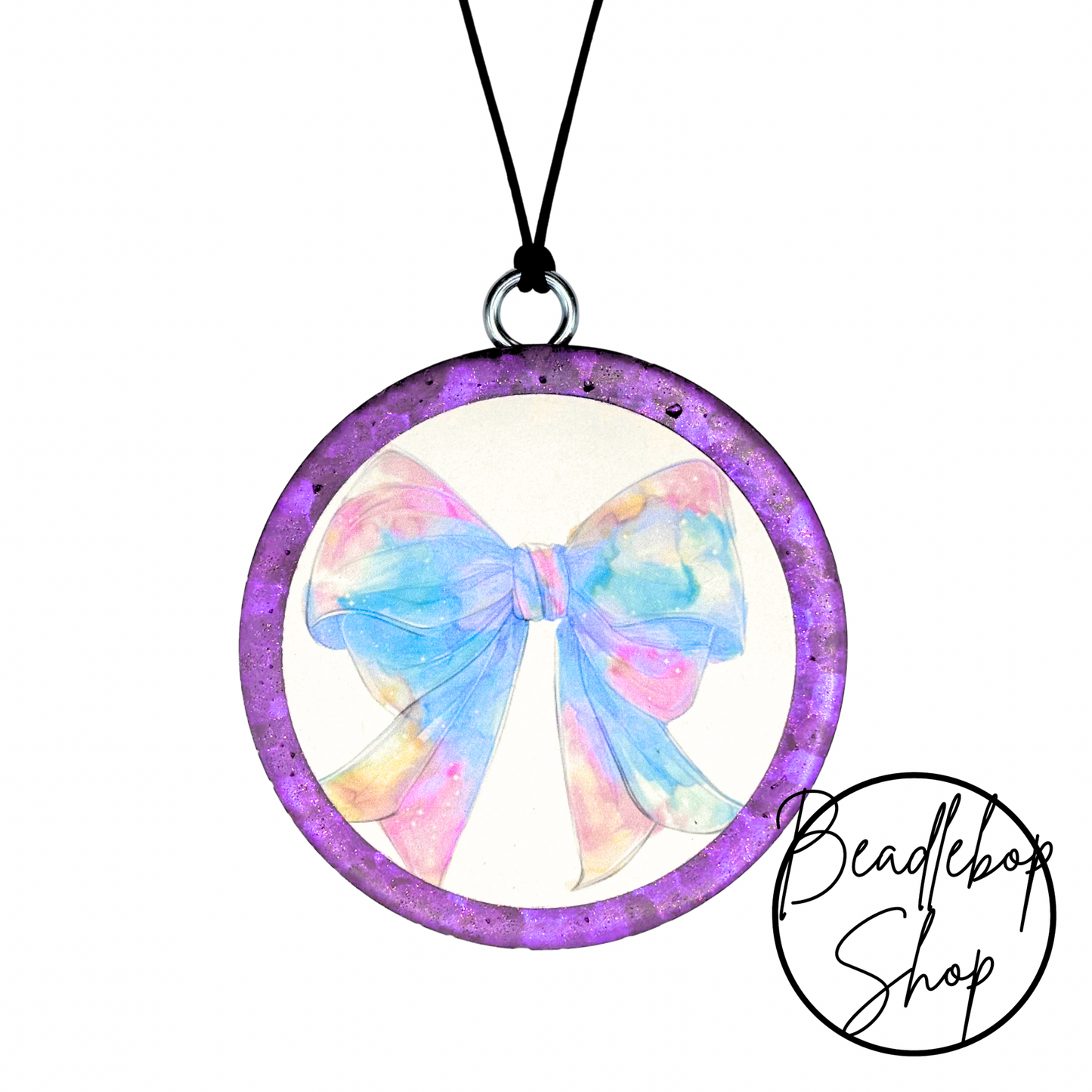 Watercolor Bow Freshie