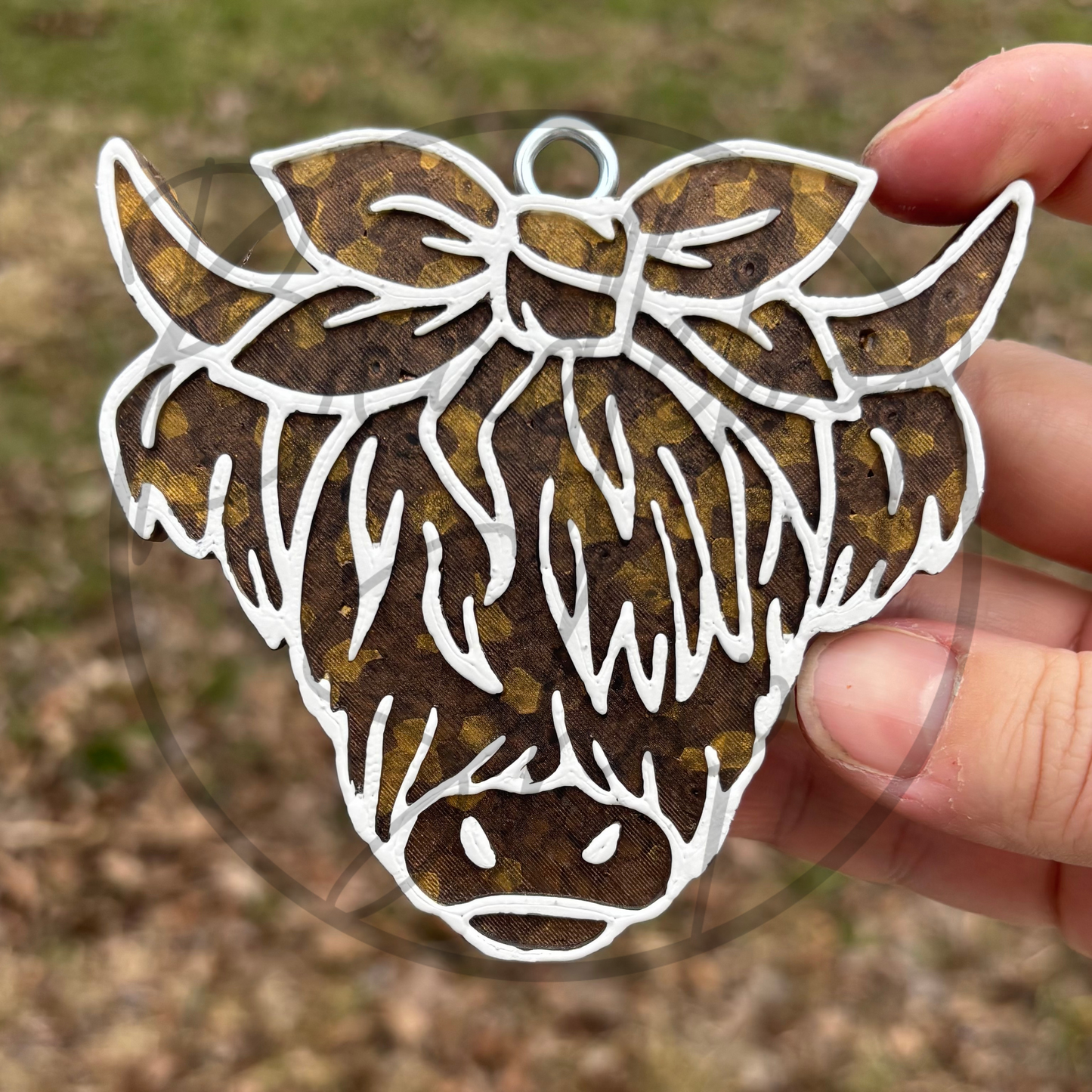 Shaken Highland Cow Freshie