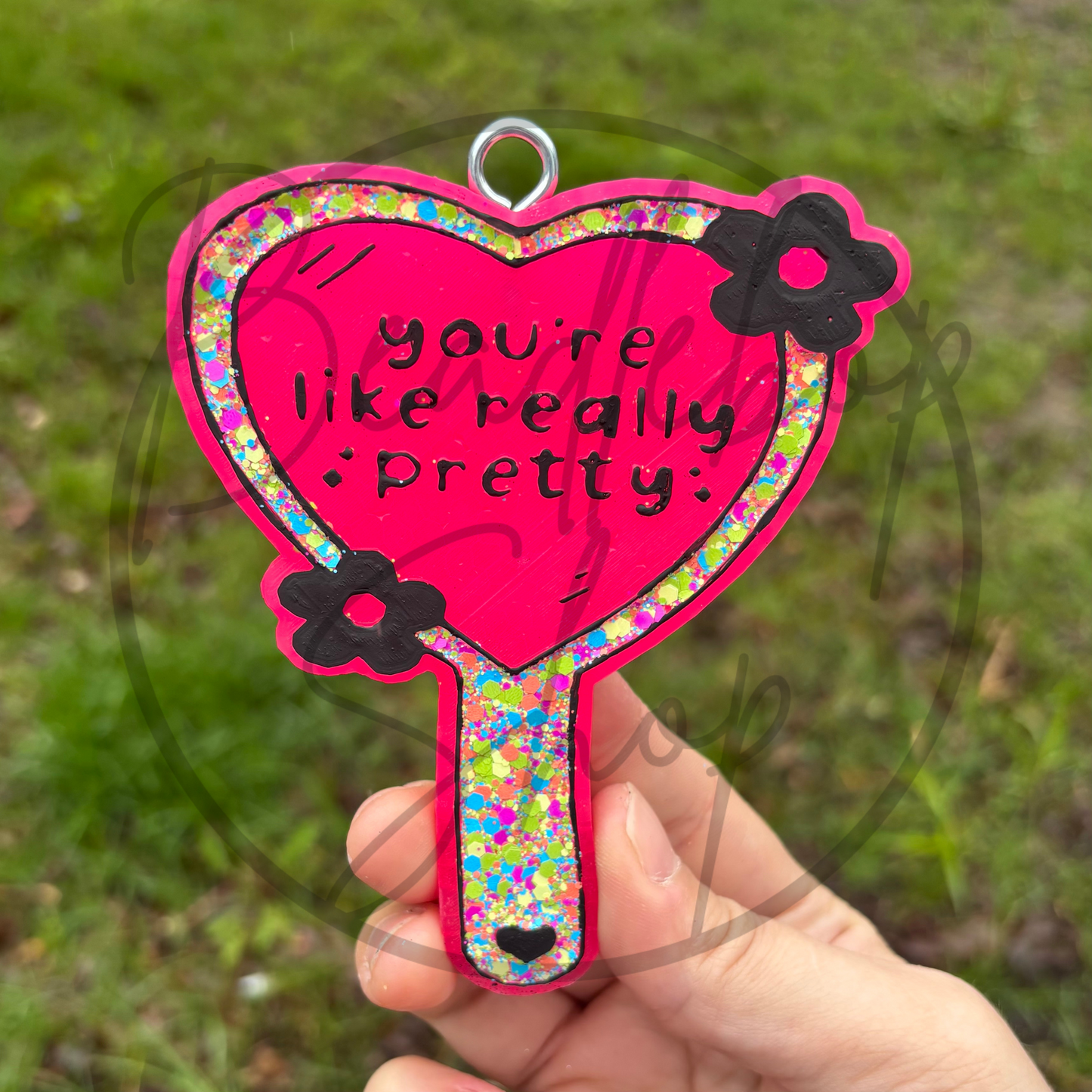 90s Neon Mirror Freshie