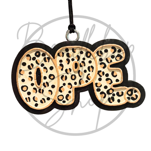Leopard Print Ope