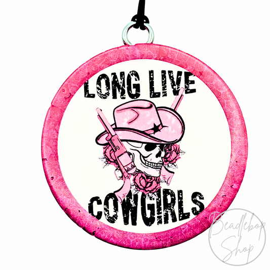Cowgirl Skull Freshie