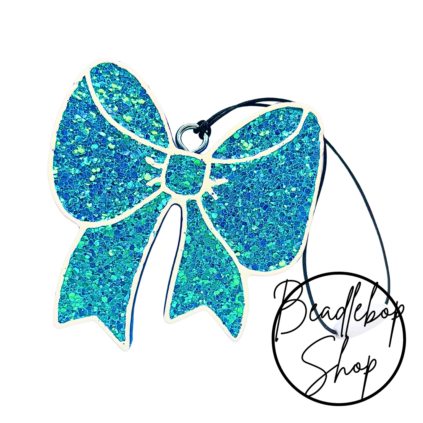 Ocean Water Teal Bow Freshie