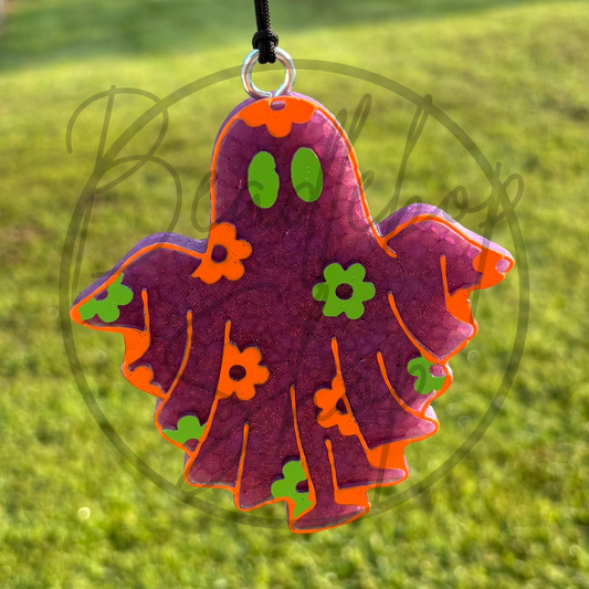 Purple Floral Ghost