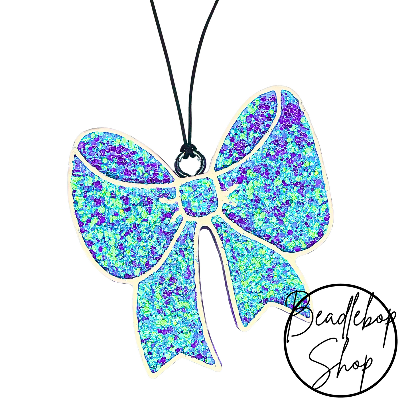 Ocean Water Teal Bow Freshie