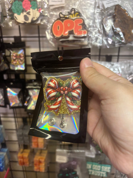 Candy Cane Bow