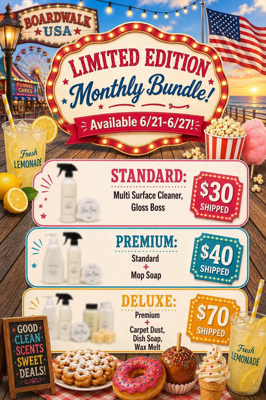 Coming 6/21 LIMITED EDITION July Boxes