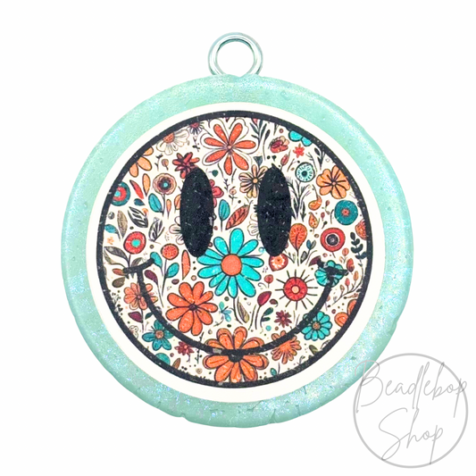 Floral Smiley Freshie