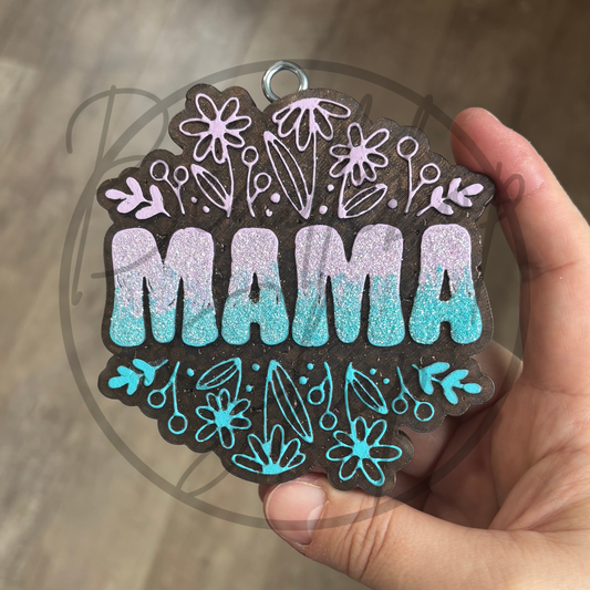Mama (Brown Background) Freshie